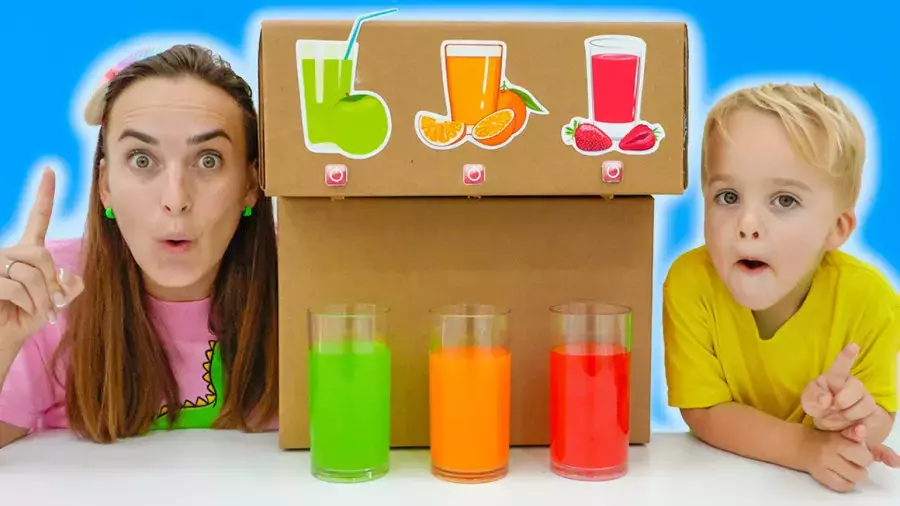 ولاد و نیکی-چالش دستگاه آبمیوه -برنامه کودک ولادو نیکی جدید-سرگرمی کارتون ولاد