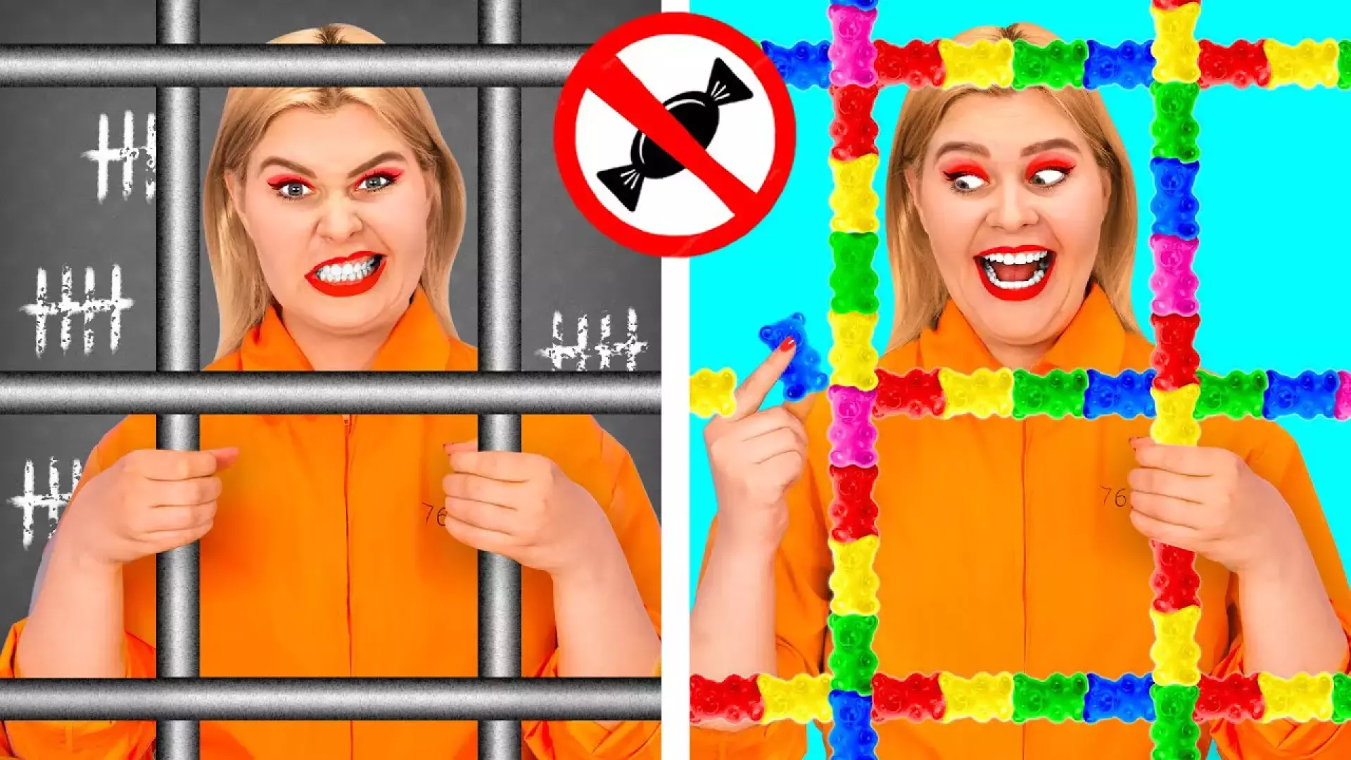 چالش غذاهاچالی رنگین کمانی /چالش خوردن با چوب غذاخوری/چالش سریع ترین غذا خور