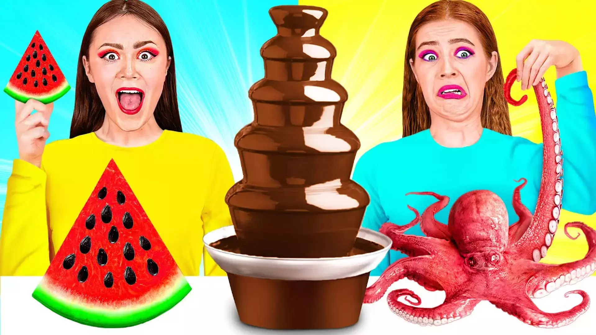 چالش غذاهای مینیمالیستی :تنها با 3ماده/چالش خنده دار