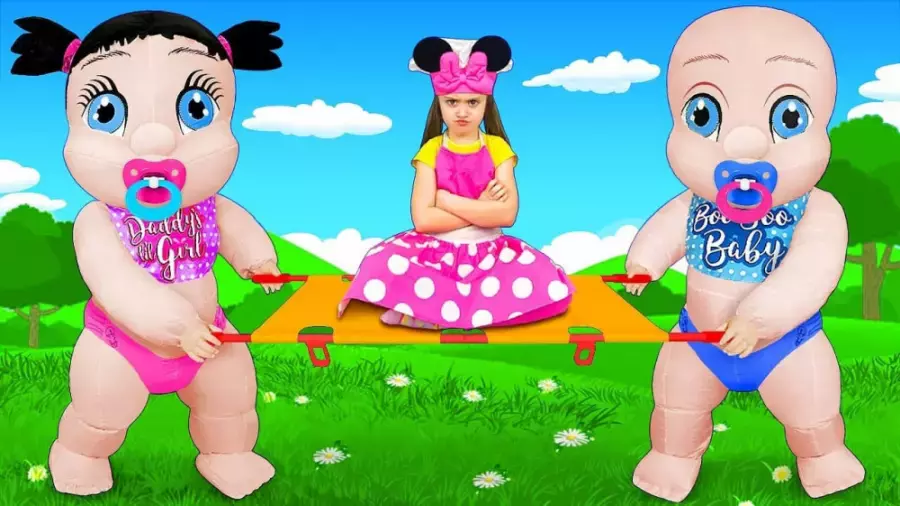 برنامه کودک ساشا و آنیتا | داستان عروسک های بچگانه خنده‌دار