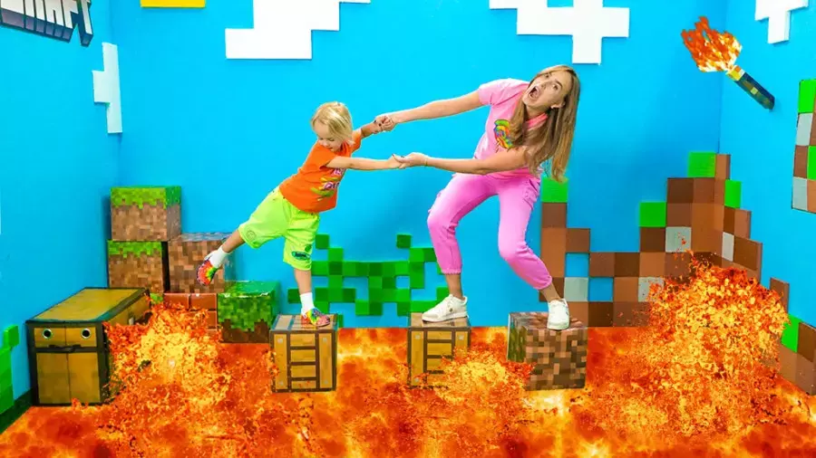 ولاد و نیکی-نیکی چالش جدید مامان و کریس-کارتون ولاد ونیکی جدید- کودک ولادو نیکی