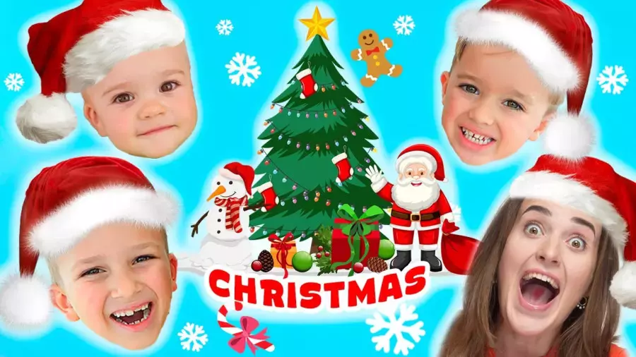 برنامه کودک ولاد و نیکی و کریس | جشن کریسمس خانوادگی