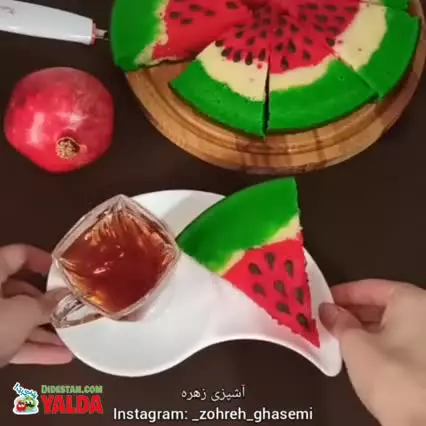 طرز تهیه دسر یلدایی | دسر انار | روکر انار | ژله برای شب یلدا