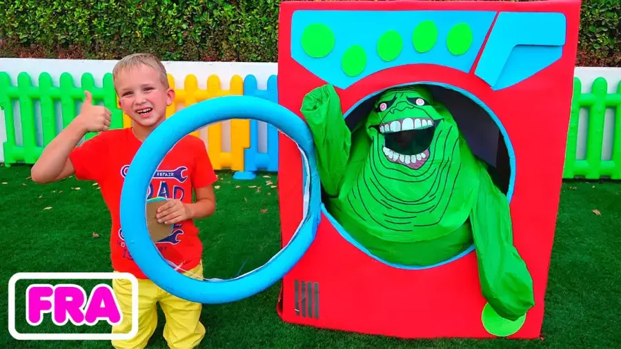 ولاد و نیکی و ماشین لباسشویی-برنامه کودک ولادو نیکی جدید-سرگرمی کودک کارتون ولاد