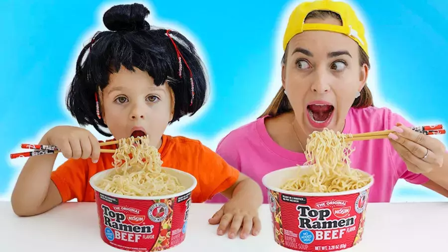 ولاد و نیکی-نیکی چالش جدید چالش سوشی-کارتون ولاد ونیکی جدید- کودک ولادو نیکی