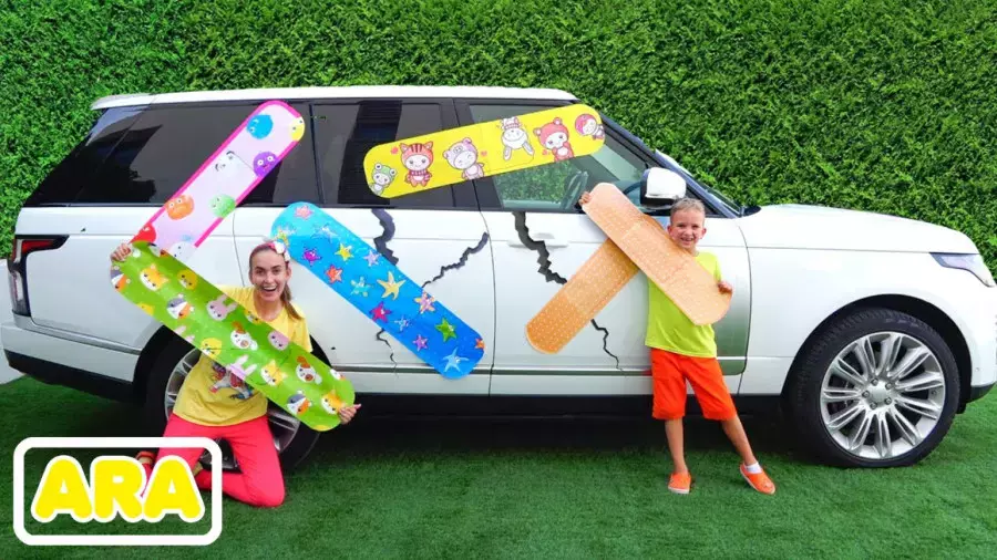 ولاد و نیکی-نیکی چالش جدید آهنربا-کارتون ولاد ونیکی جدید- کودک ولادو نیکی