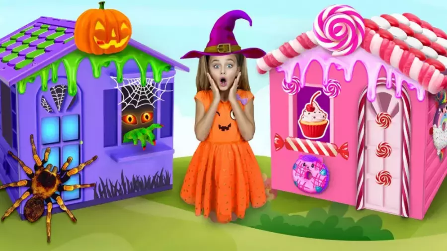 برنامه کودک ساشا و آنیتا | داستان سرزمین هالووین