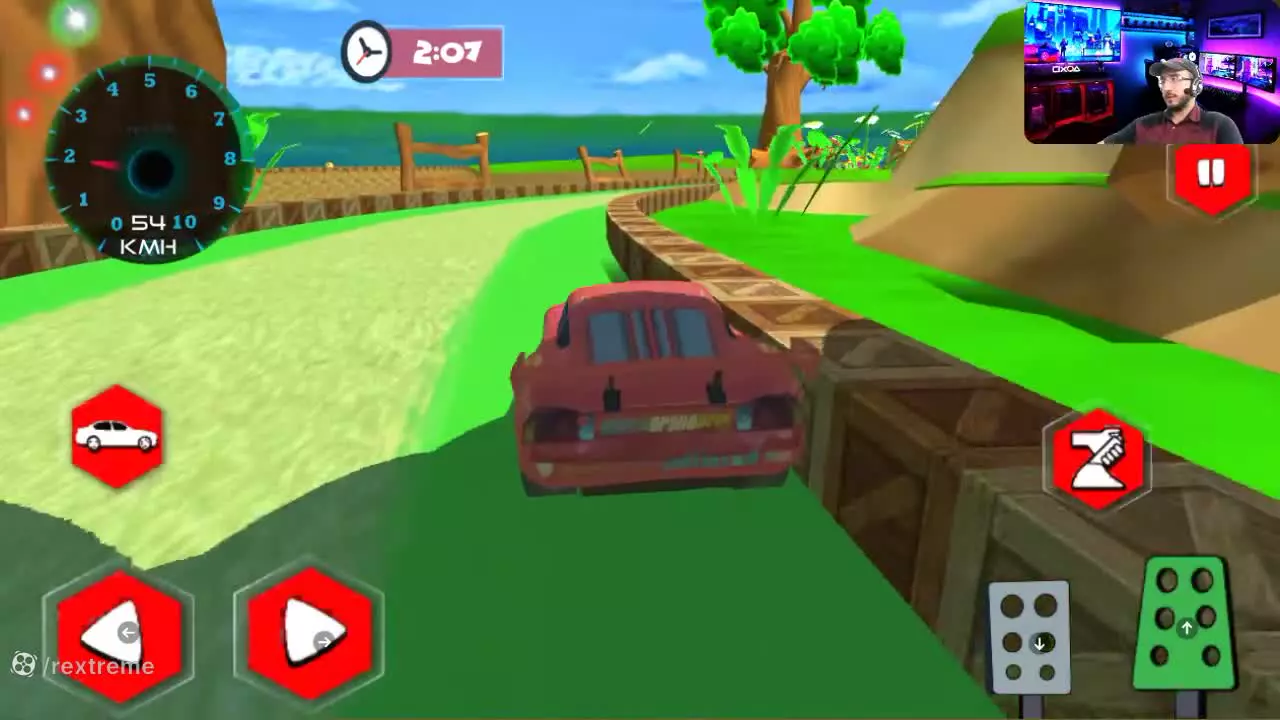 رانندگی دل انگیز لب دریا با مک کویین ماشین بازی کودکانه جدید و جذاب