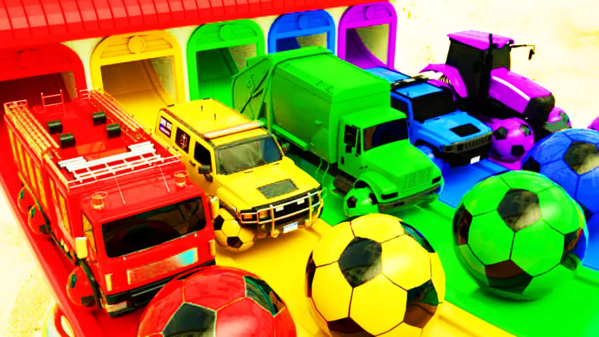 لایتنینگ مک کویین در میدان فوتبال ماشین بازی کودکانه جدید