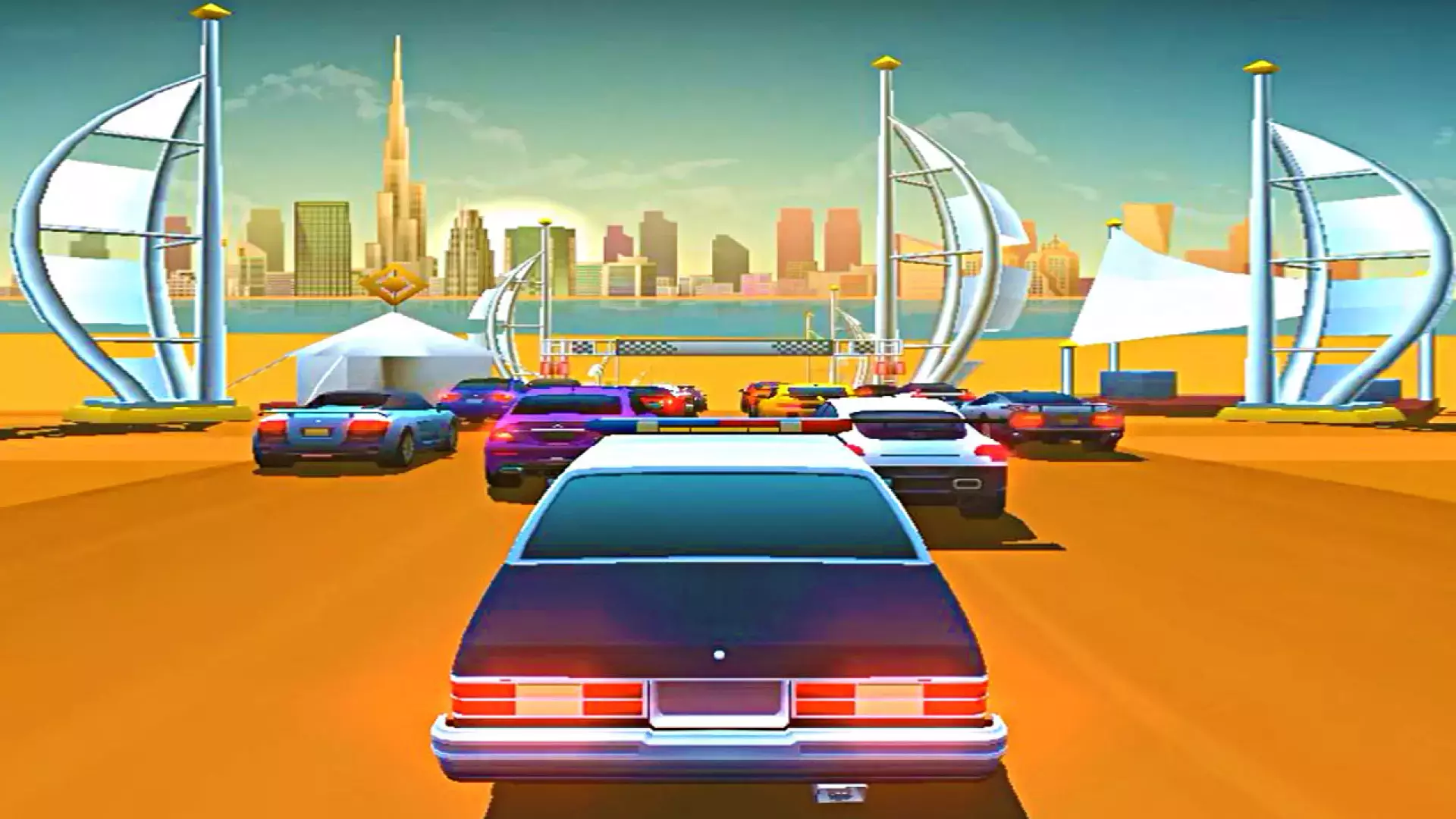 رالی دبی در ماشین بازی کودکانه جدید با ماشین پلیس