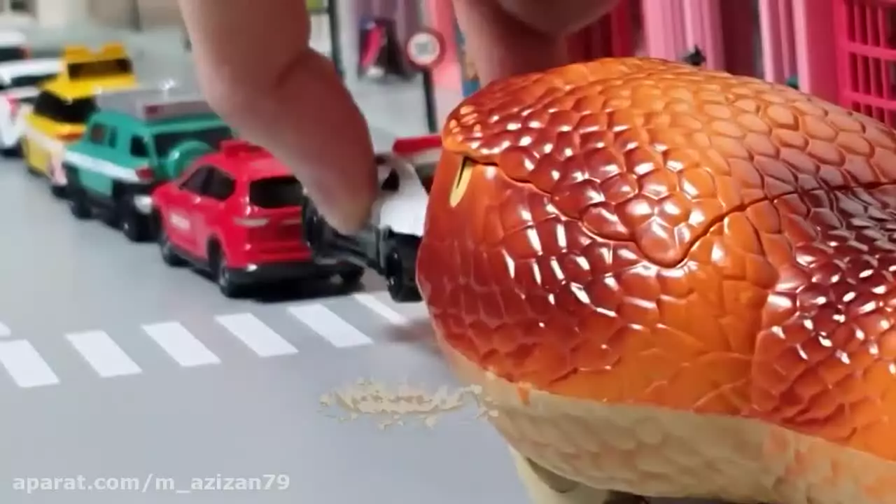 ماشین بازی کودکانه جدید : مار غول پیکر در خیابان : سرگرمی کودک