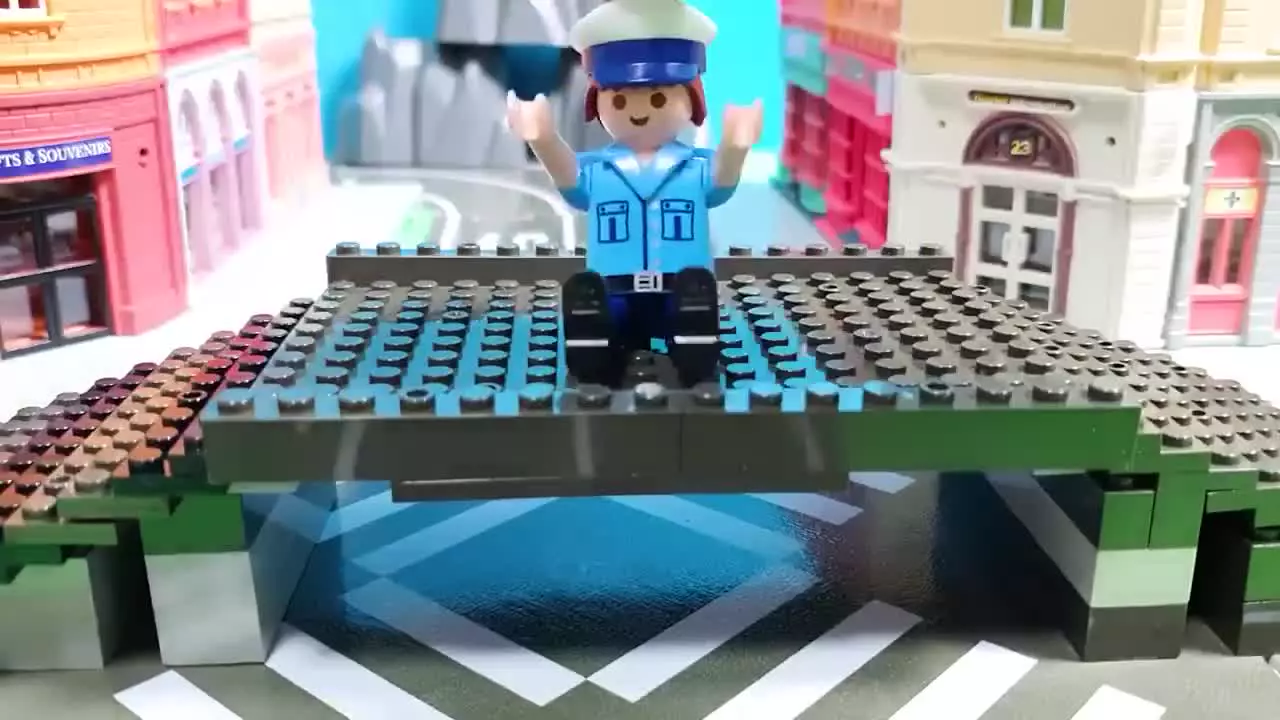 برنامه کودک - ماشین بازی کودکانه جدید - پل سازی برای عبور ماشین ها