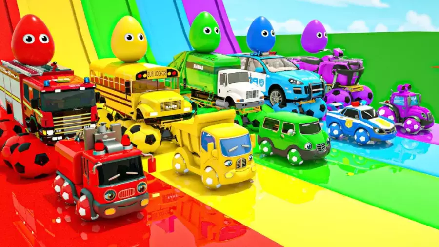 کارتون ماشین بازی-ماشین بازی طولانی-ماشین اسباب بازی کودکانه جدید-ماشین پلیس