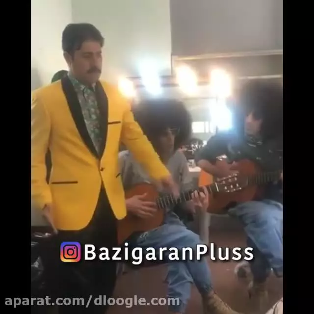 رقص رحمت با اهنگ رحمان رحیم در پشت صحنه پایتخت