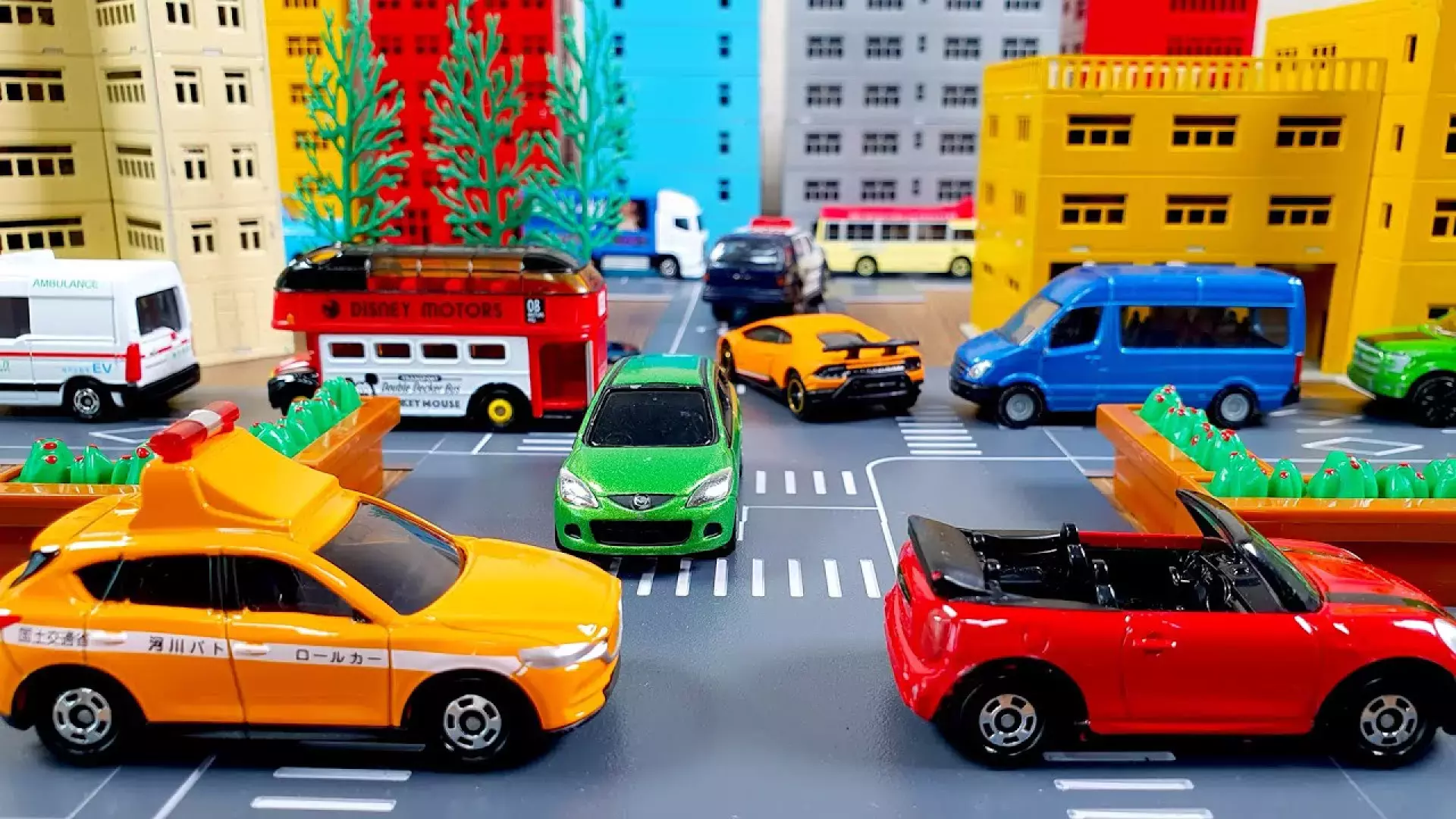 ماشین بازی کودکانه جدید - ماشین پلیس - ماشین آتش نشانی - بازی ماشین جدید