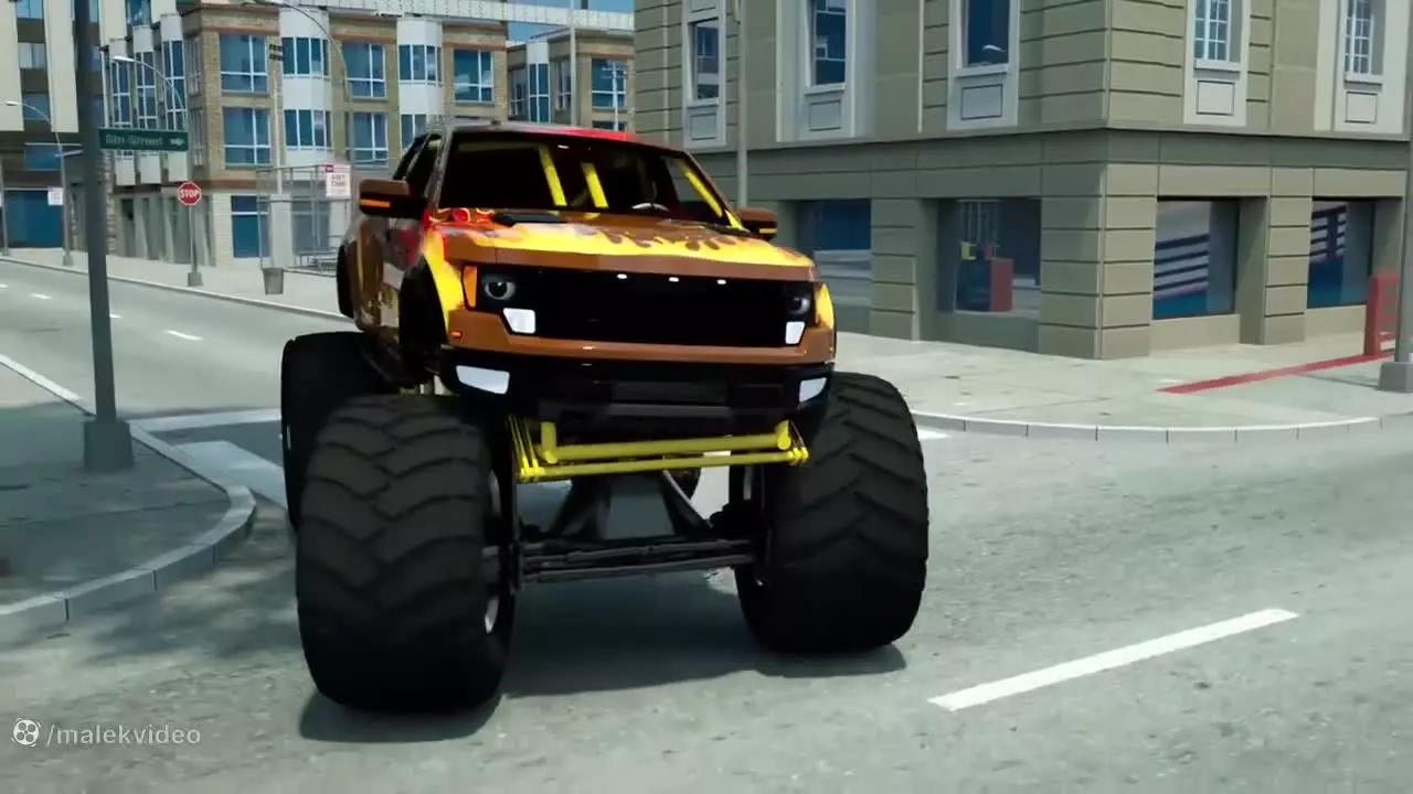 ماشین بازی کودکانه  جدید / فیلم تصادفی ماشین ها / کارتون ماشینها / ماشین بازی