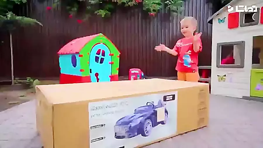 ماشین بازی کودکانه- جدید- آرتور و ملیسا بازی با ماشین اسباب بازی بزرگ