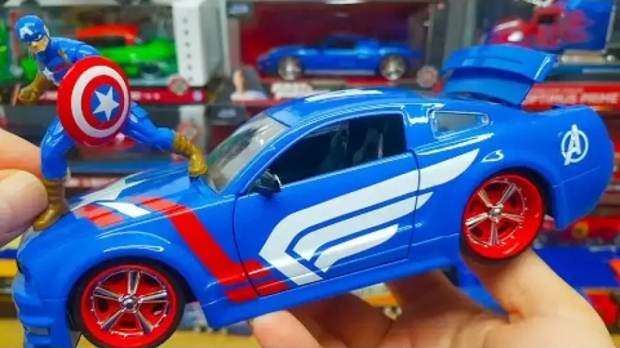 ماشین بازی کودکانه جدید _ ماشین های زیبا در جعبه