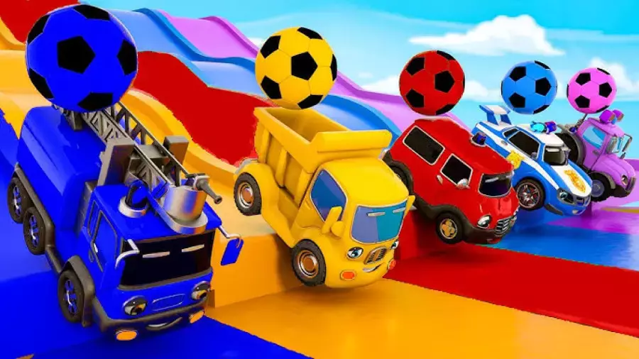 کارتون ماشین بازی-ماشین بازی طولانی-ماشین اسباب بازی کودکانه جدید-ماشین پلیس