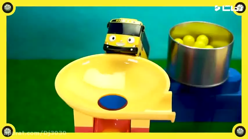 فیلم ماشین بازی کودکانه جدید اتوبوس های کوچولو و ماشین های رنگی