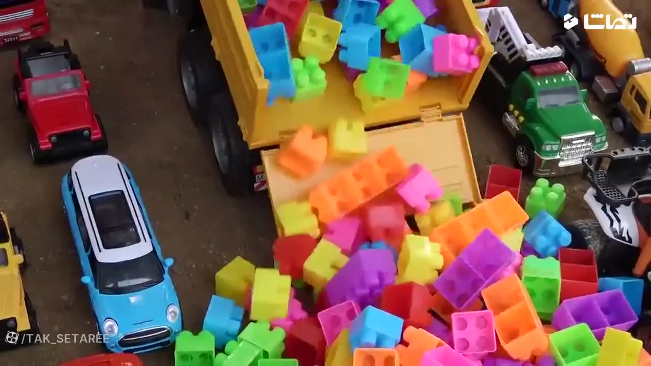 فیلم ماشین بازی کودکانه جدید _ ماشین بازی اسباب بازی کوچک