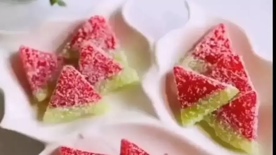 دسر یلدایی: طرز تهیه پاستیل‌های هندوانه‌ای خوشمزه