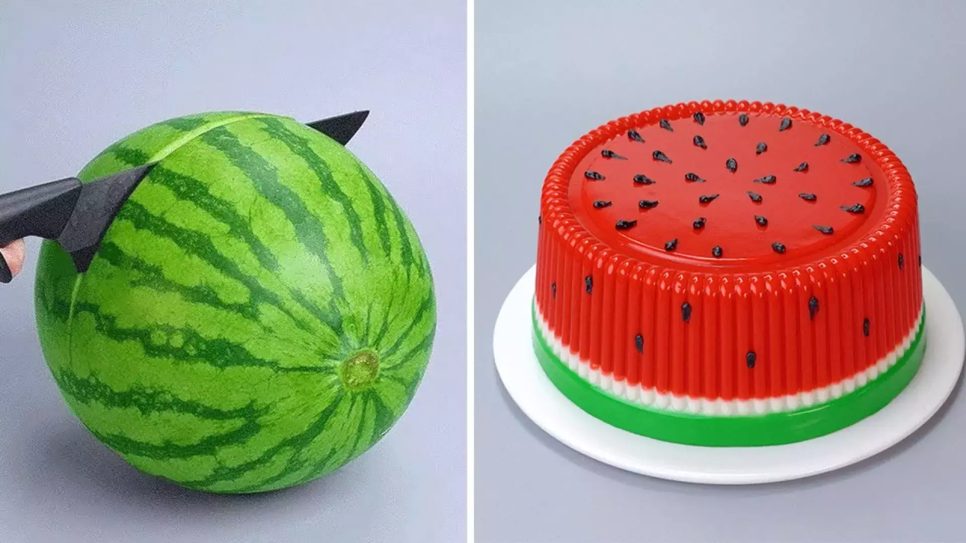 یلدای متفاوت با دسر کیک هندوانه: ایده‌ای جذاب و خوشمزه