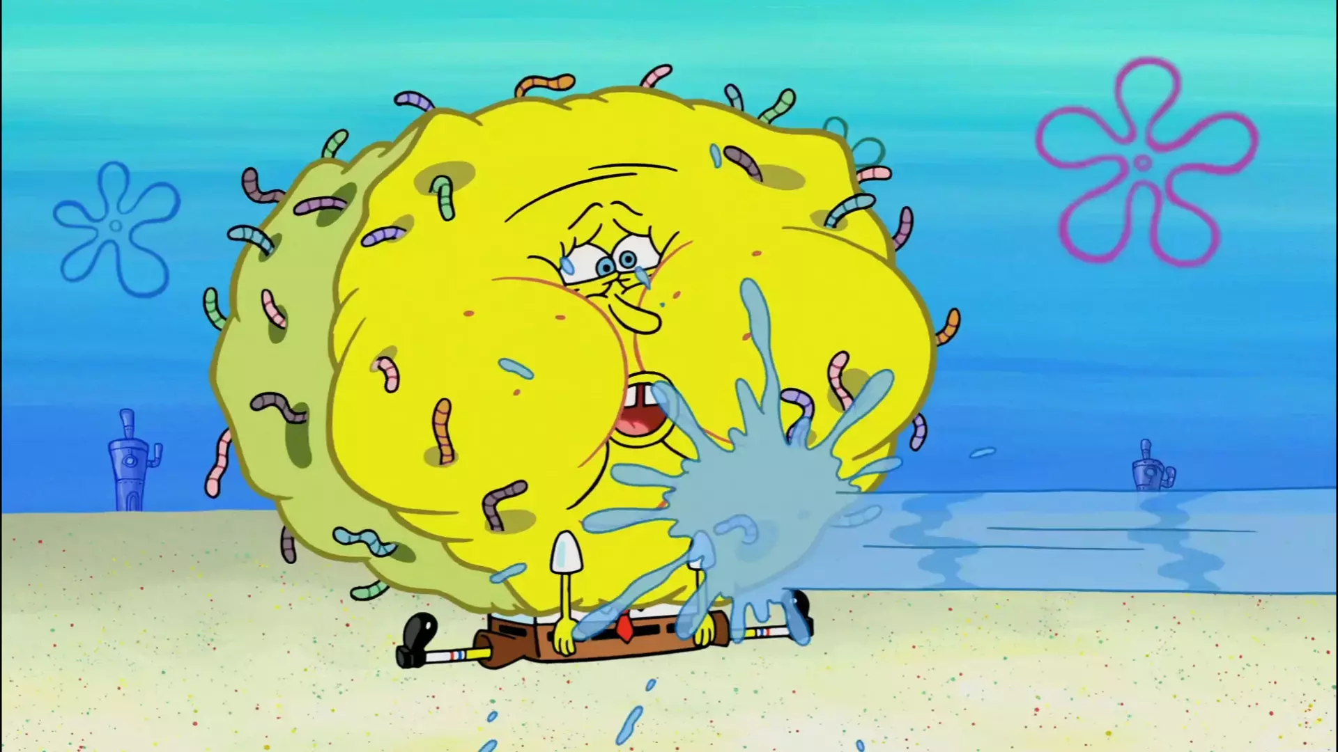 باب اسفنجی دوبله فارسی قسمت جدید - کارتون باب اسفنجی طولانی جنون تقلید