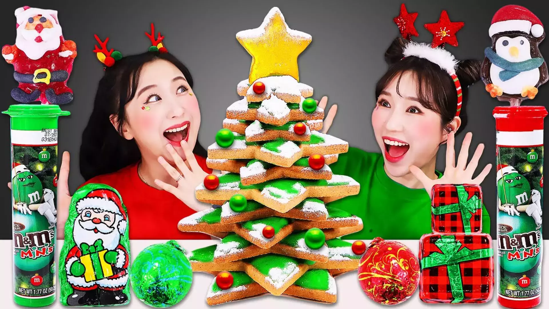 چالش غذا خوری بونی | موکبانگ کوکی کریسمس | چالش غذایی جدید