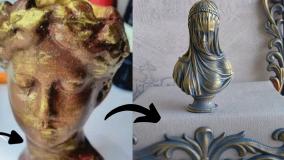 آموزش پتینه طرحه آیتالیایی دکوره سنگ مصنوعی