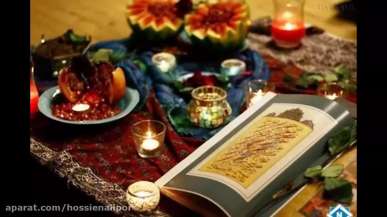 ایده‌های خلاقانه برای سفره آرایی یلدا سفره خاص شب یلدا