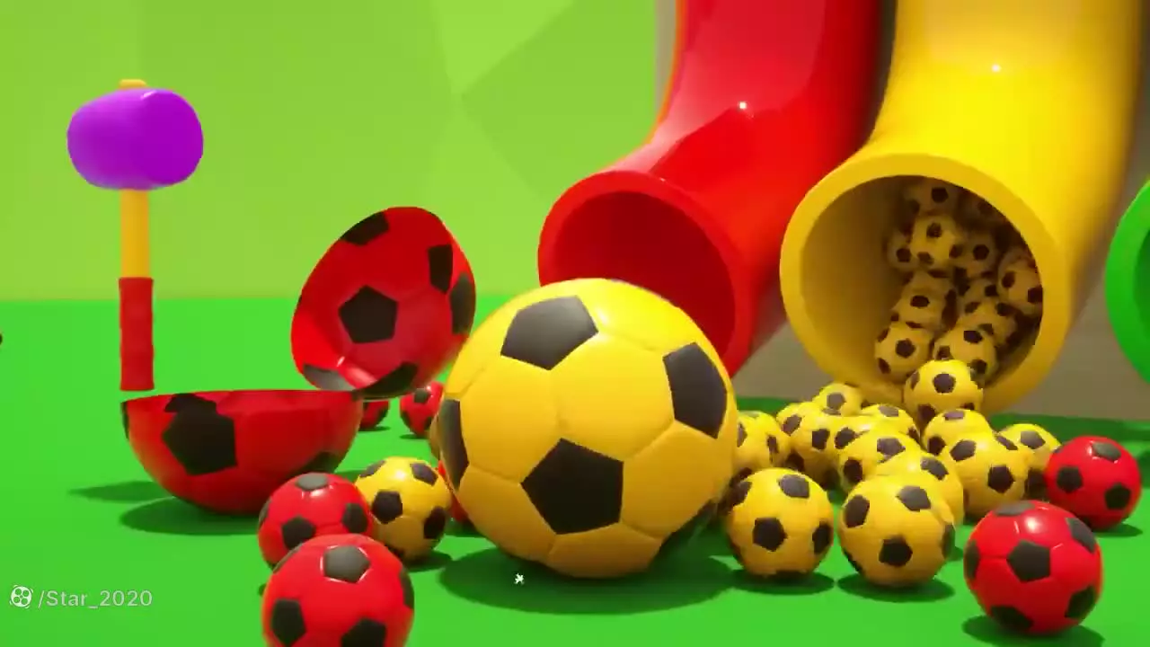 کارتون کودکانه جدید | برنامه کودک ماشین بازی | آموزش رنگ ها