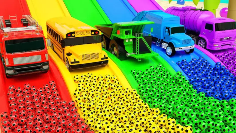 ماشین‌ های کارتونی و یه کودک باهوش _ کارتون ماشین بازی جدید