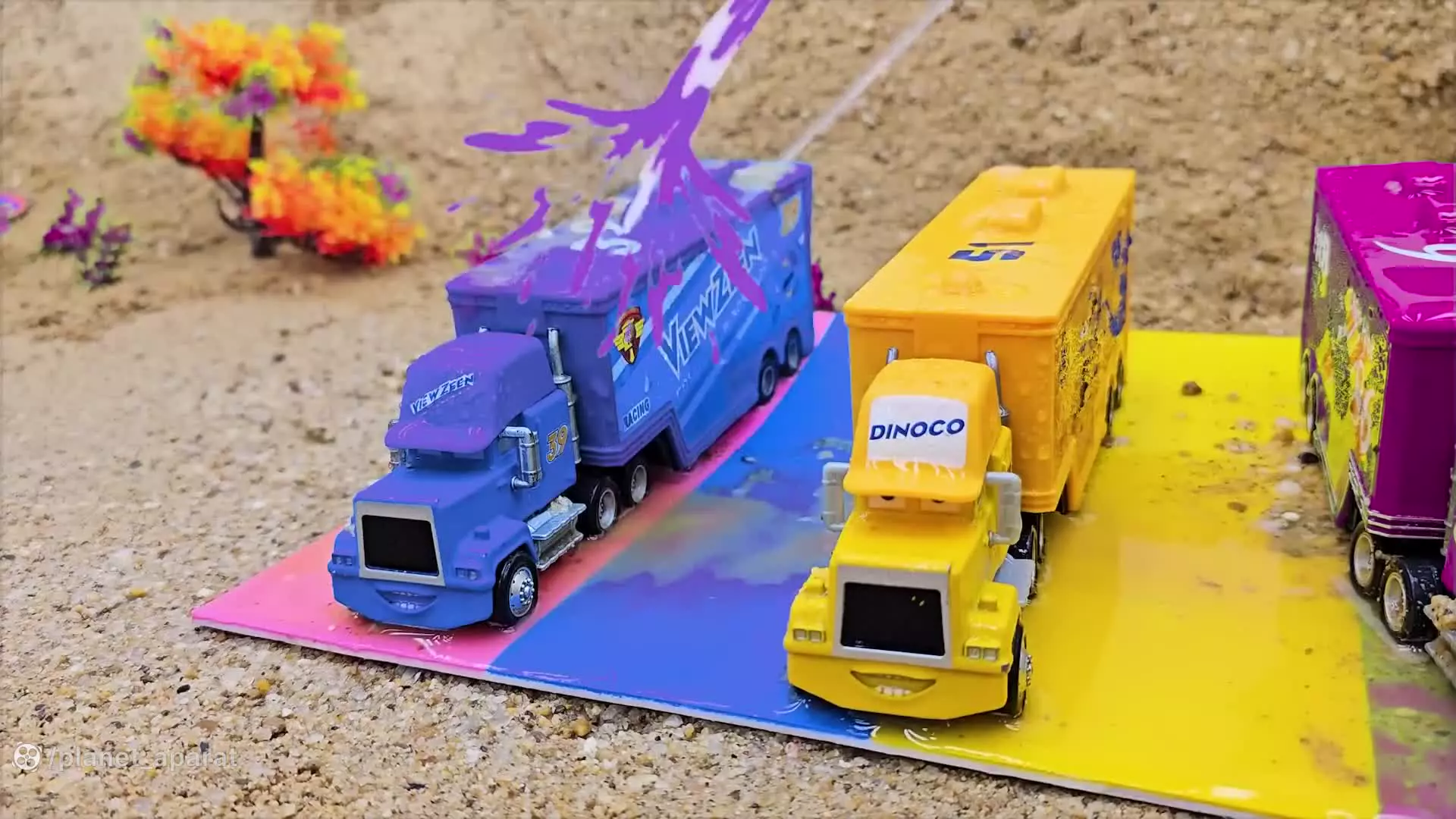 کارتون ماشین بازی کودکانه-ماشین جدید مک کوئین-ماشین ها اسباب بازی قطار بازی