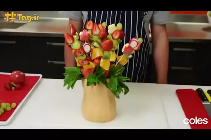 ترفند جذاب میوه‌آرایی شب یلدا: آموزش ساده و خاص با سیخ چوبی