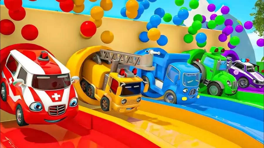 ترانه و شعر کودکانه ؛ برنامه کودک ماشین بازی جدید ؛ کارتون ماشین