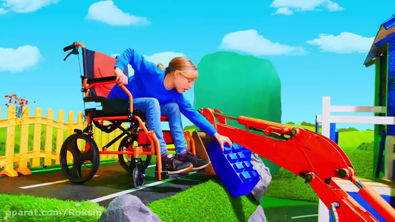 ماجراهای ماشین بازی جدید :: بیل مکانیکی :: برنامه کودک کارتون ماشین بازی