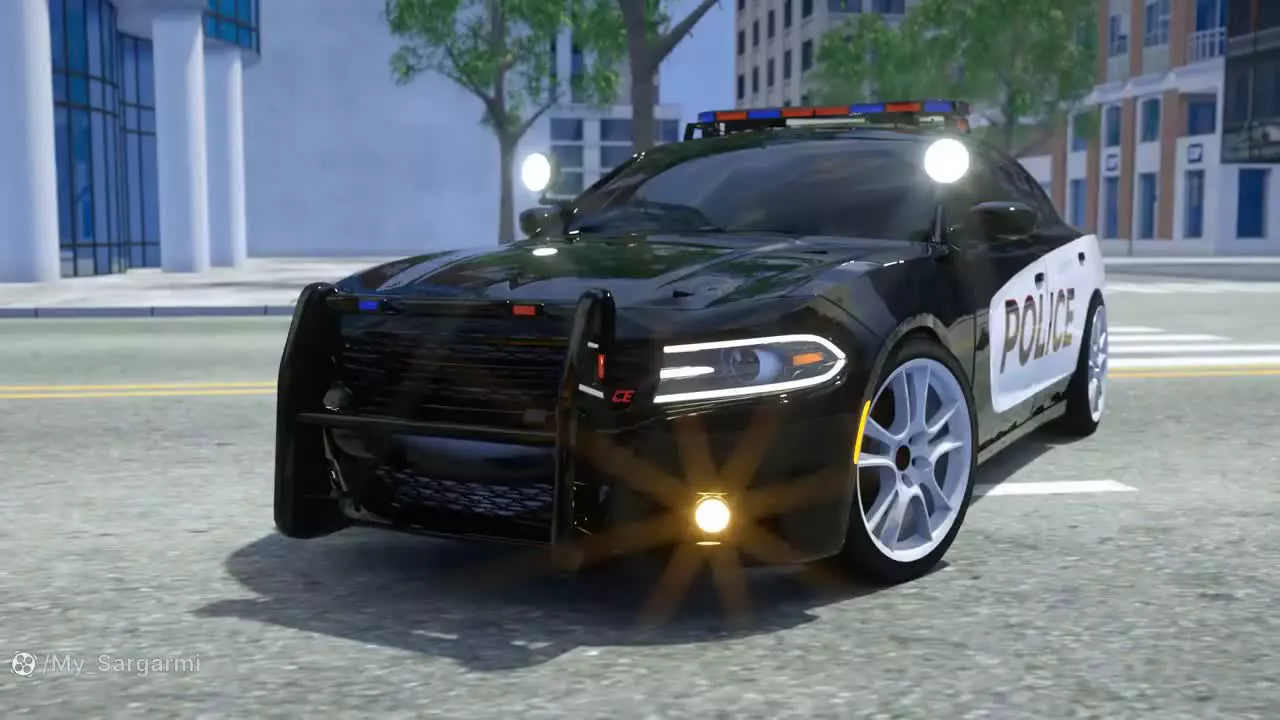 ماشین بازی کودکانه - ماشین جدید پلیس - تایر مونتاژ کامیون ویران - ماشین تسپرت