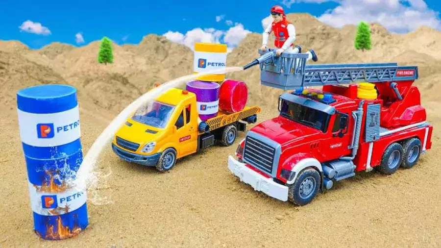 ماشین مسابقه ای / اسباب بازی کودک / ماشین بازی جدید / کارتون ماشین بازی