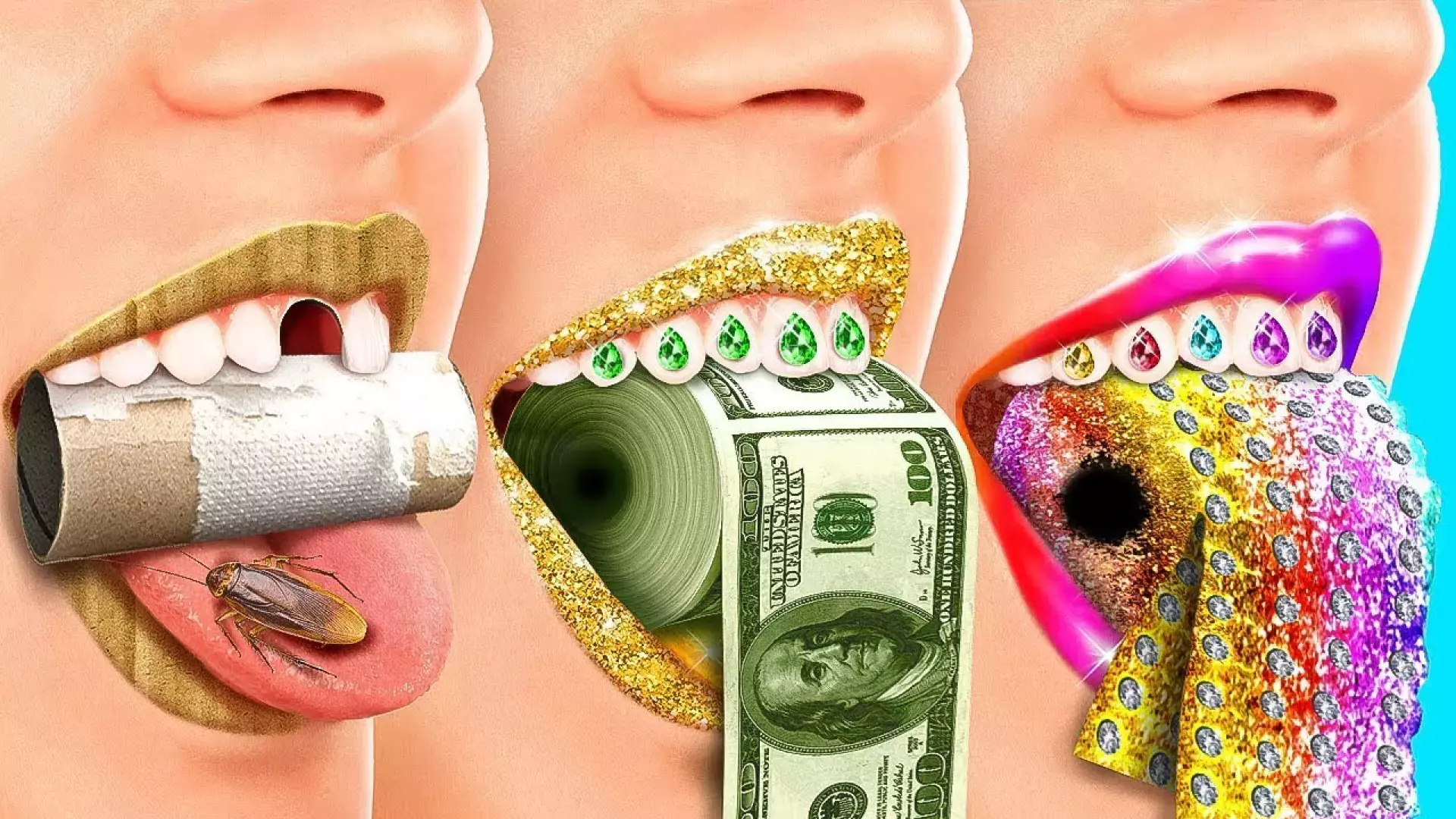 چالش خنده دار دختربچه پولدار و فقیر ۱۵ _ سرگرمی و تفریحی