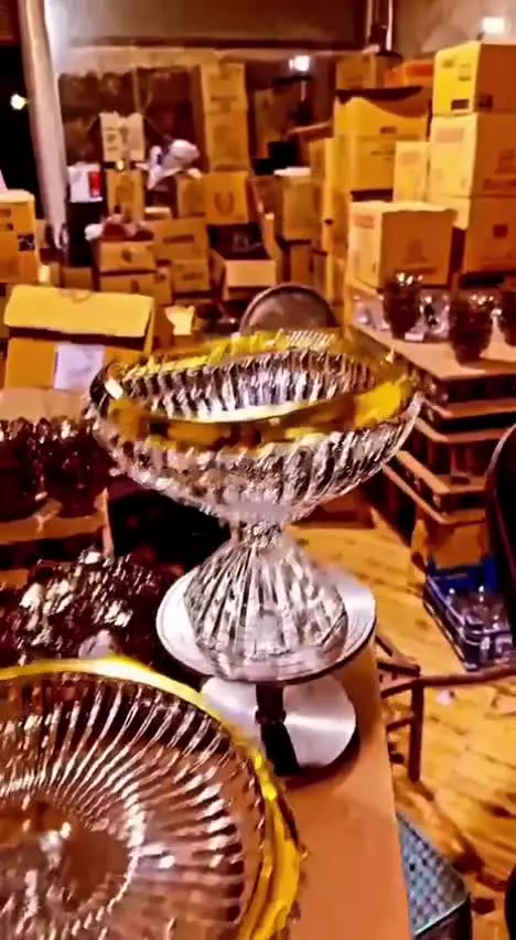 سرویس کریستال طلایی