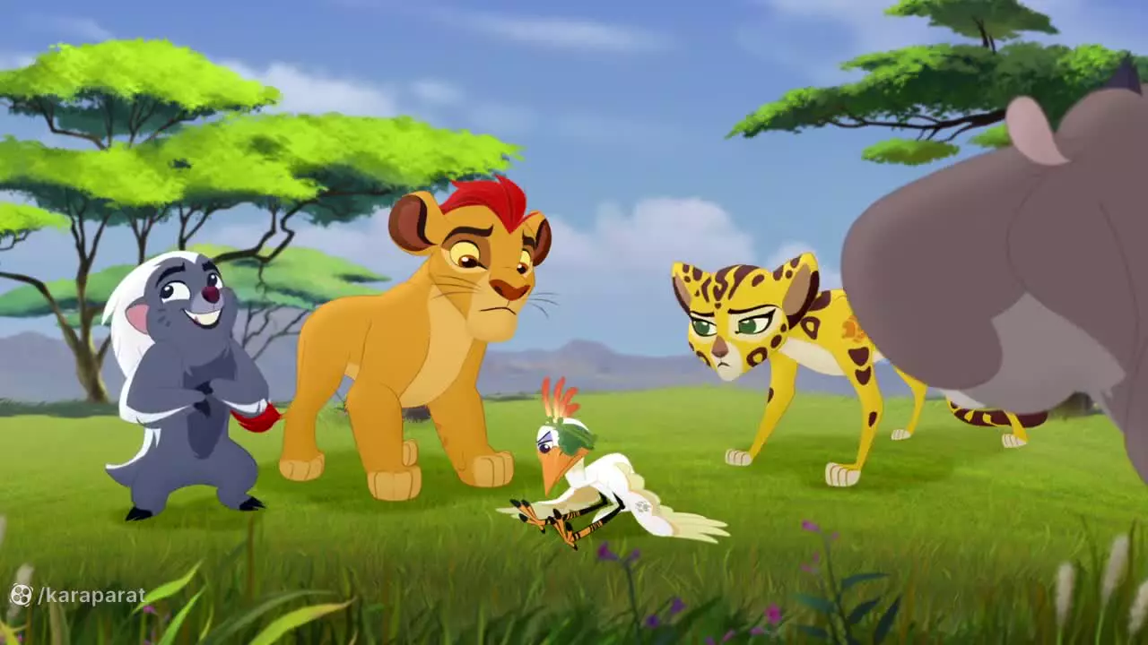 انیمیشن نگهبانان شیردل / برنامه کودک گارد شیر / کارتون حیوانات جنگی