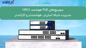 معرفی سوییچ Managed PoE برند HRUI