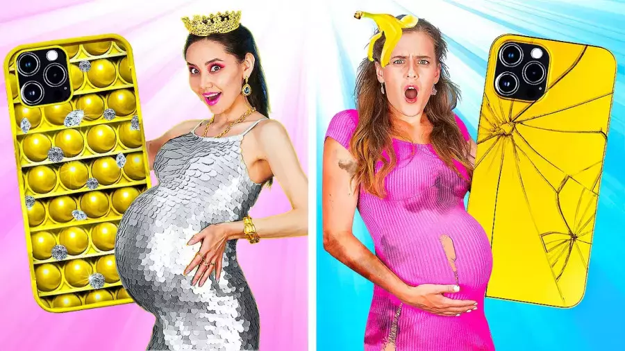 تفریح و سرگرمی بانوان 123go ، چالش فقیر و پولدار نقاشی در کلاس ، تفریحی سرگرمی