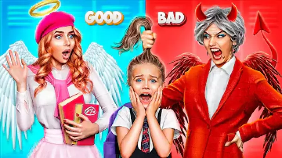 چالش معلم بد و خوب ، چالش دانش آموز بد و خوب ، چالش بد و خوب سرگرمی تفریحی