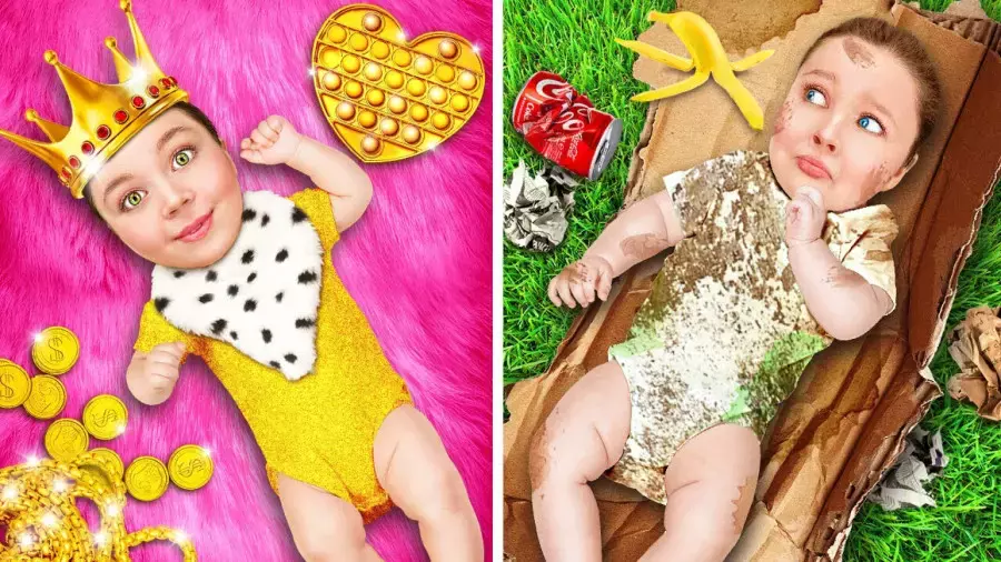 تفریح و سرگرمی بانوان 123go ، چالش لباس دختر فقیر و پولدار ، تفریحی سرگرمی