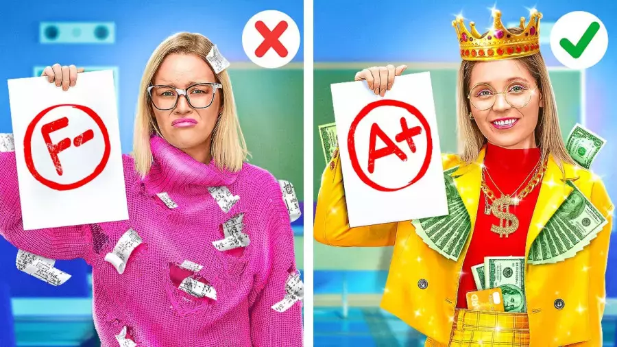 چالش خنده دار معلم خوب و بد در مدرسه ، همرو صفر داد و خندید سرگرمی بانوان