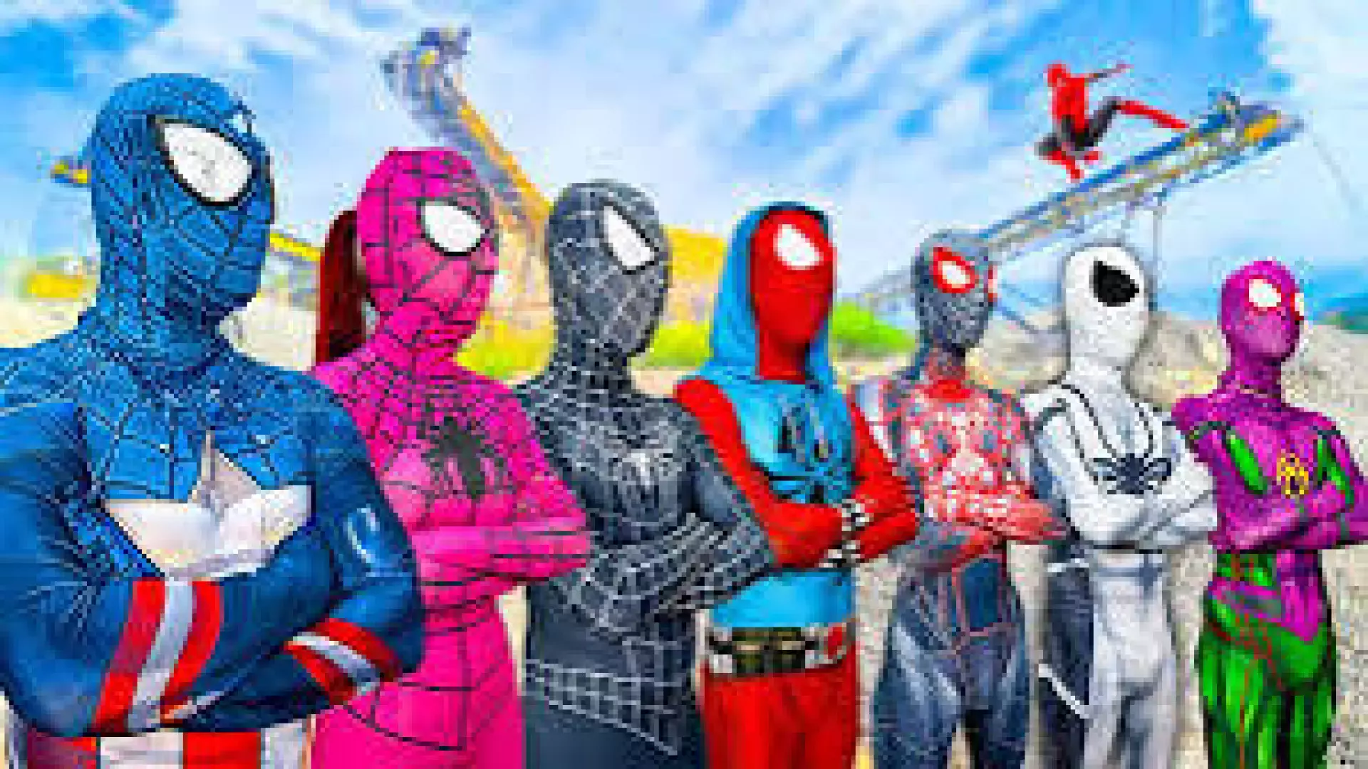 مرد عنکبوتی و هالک: ماجراجویی‌های ورزشی ابرقهرمانان کودکانه!