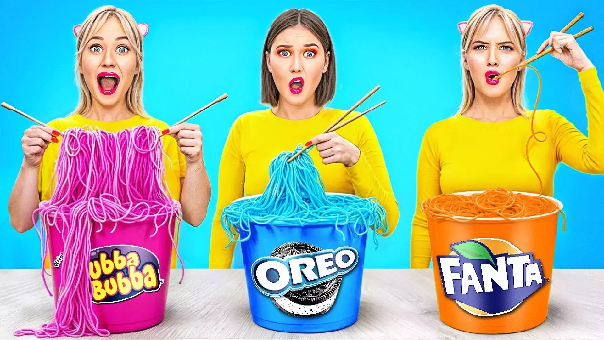 چالش غذایی سبک جدید و دخترک کیوت و گوگولی ، چالش خوشگل خنده دار