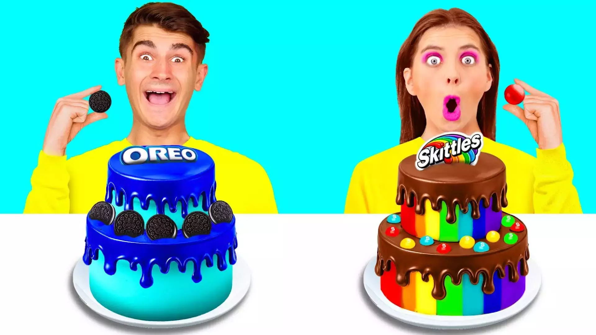 چالش خنده دار جدید _ چالش غذا خوری کودکان_ غذاهای بزرگ، متوسط- چالش جدید